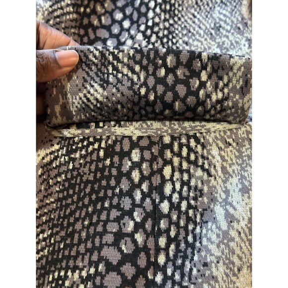 Chicos Snake Print Blazer Jacket With Button Closure Lined Size 1Office Career - Picture 6 of 9
